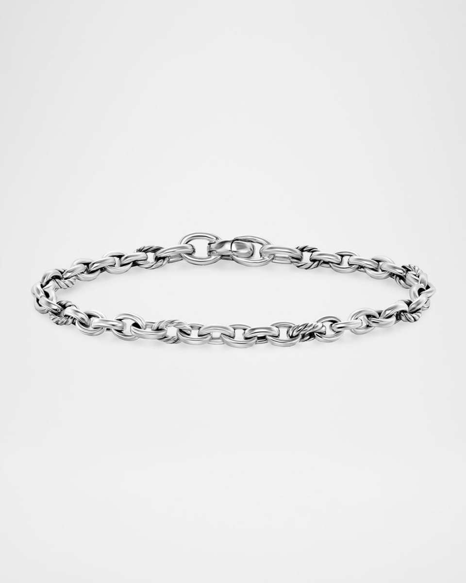 DY Mercer Petite Chain Bracelet in Silver, 4.5